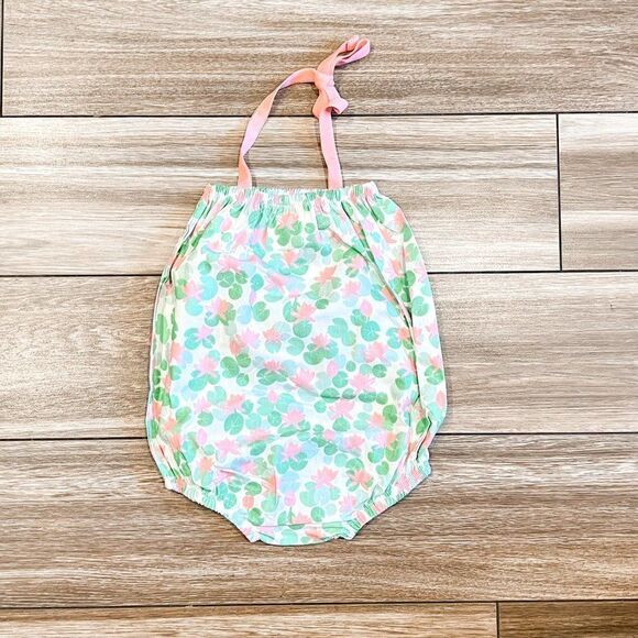 NEW! Sapling Child Organic Floating Lotus Bubble Romper, Size 3-6M - Picture 3 of 4